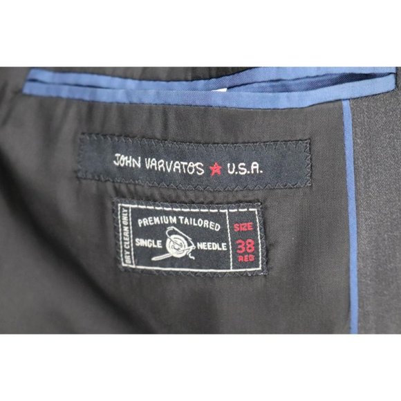 John Varvatos Sport Coat Mens Size 38R Loft Blazer Two Button Wool Single Needle - Picture 12 of 15